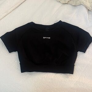 DFYNE IMPACT Black Women's Crop Top - S